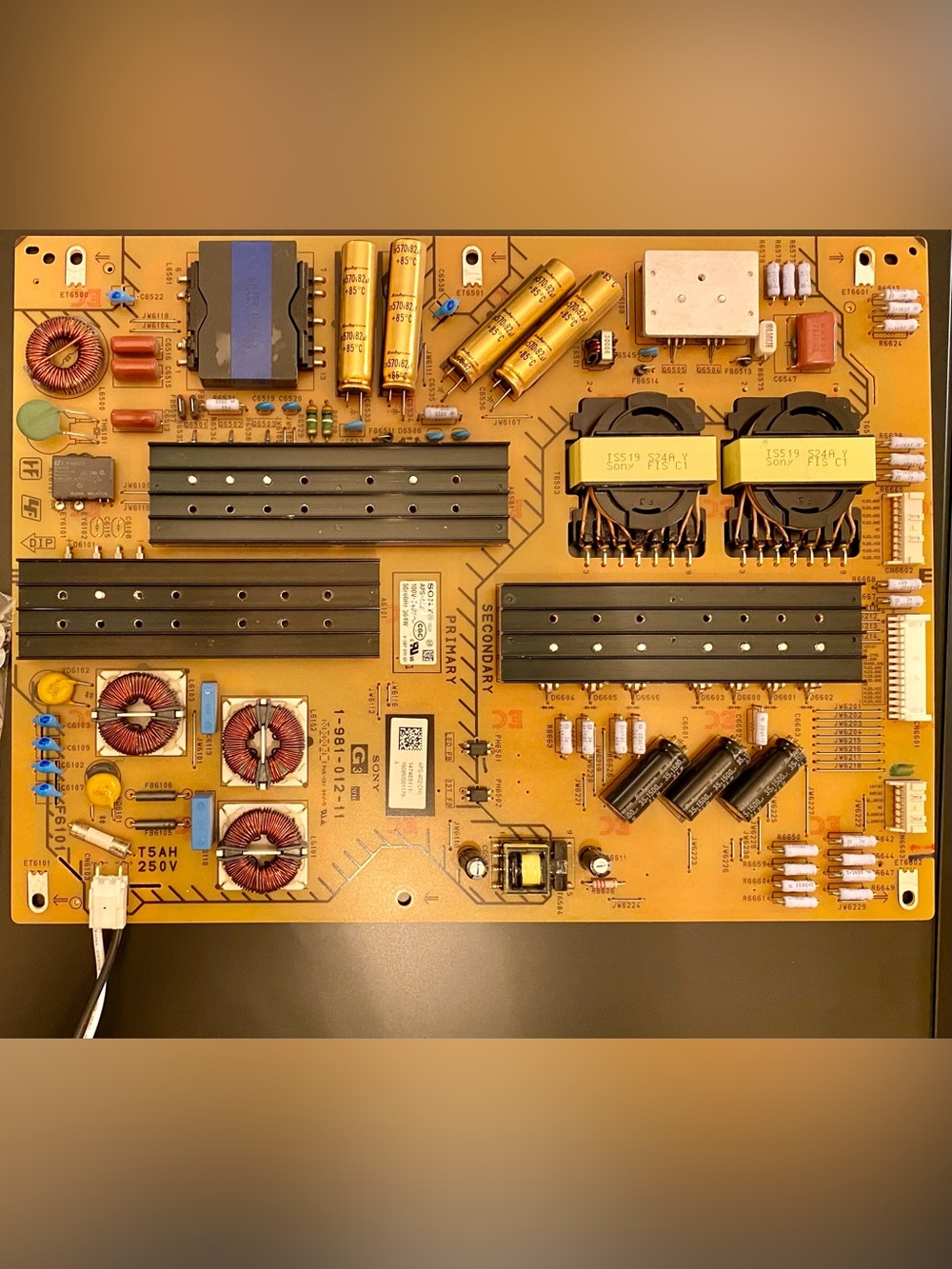 Sony XBR-75X940D Power Supply Board 1-981-012-11 APS-402 1-474-651-11 G3